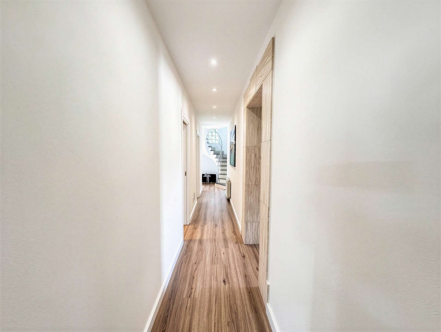 Light-Filled Hallway