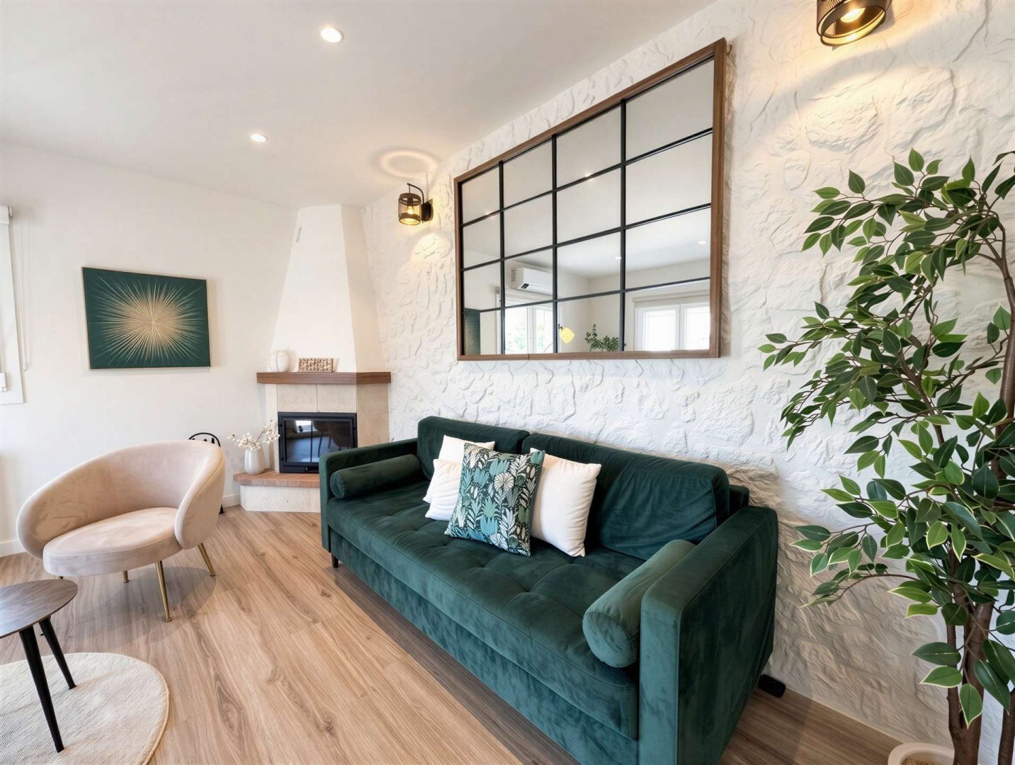 Elegant Open-Plan Living, Dining & Kitchen Area