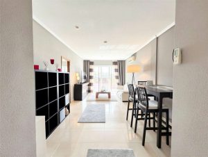 Living Room with Balcony Access