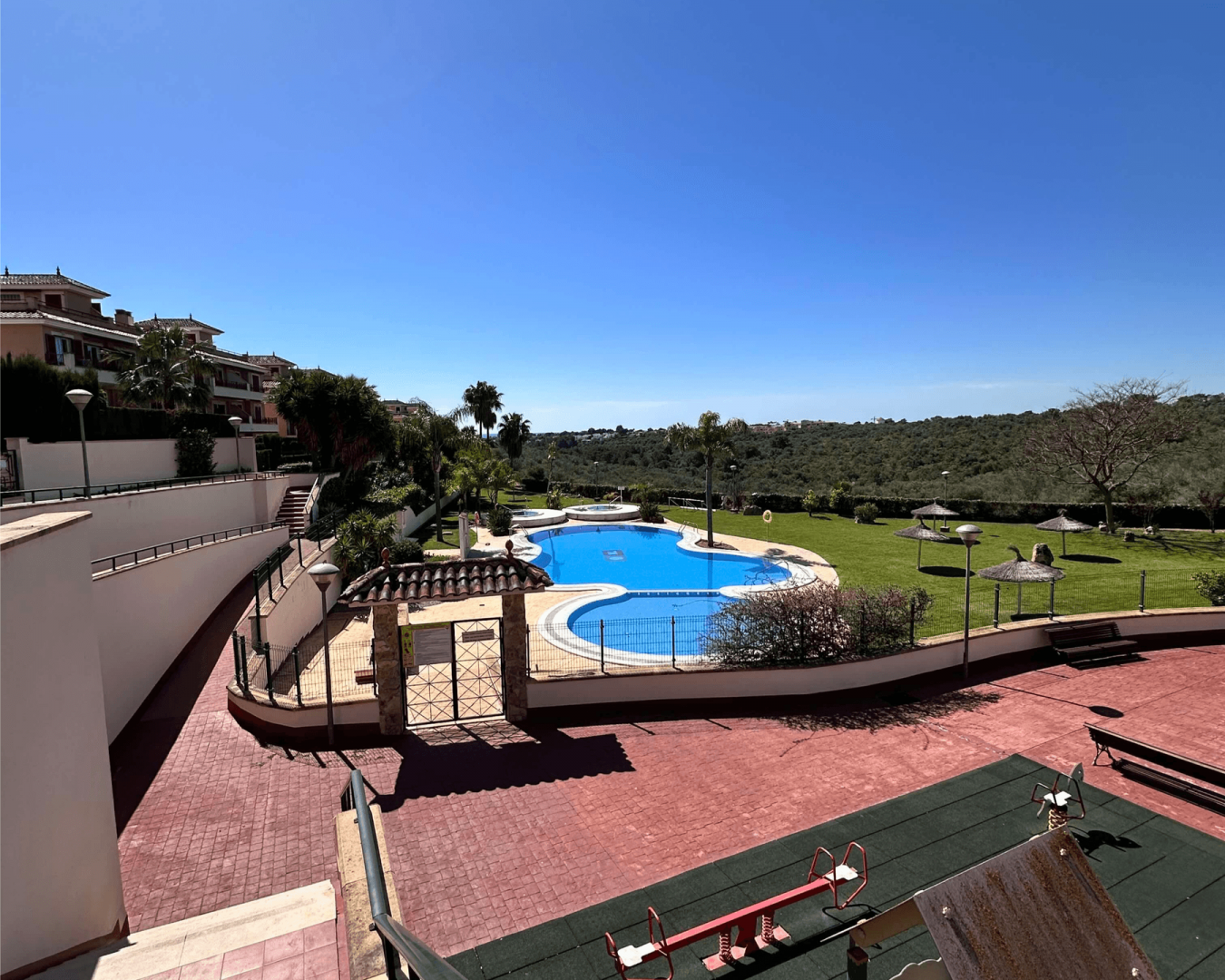 Well-Maintained Communal Pool Area