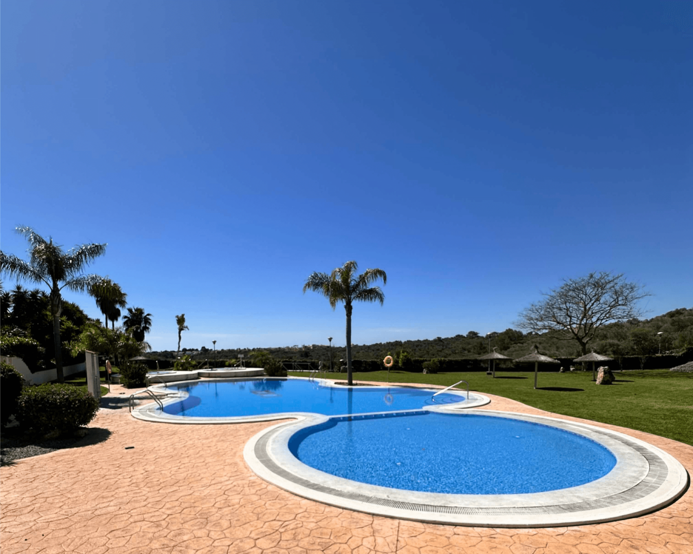 Well-Maintained Communal Pool Area