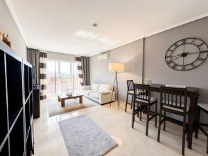 Living Room with Balcony Access