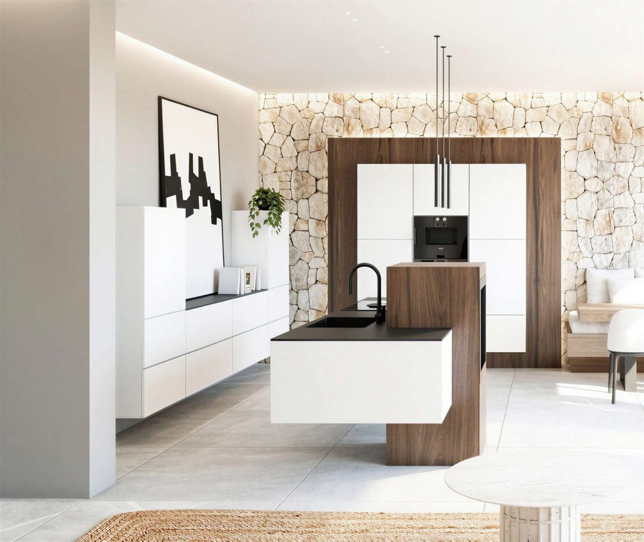Bespoke Kitchen with Central Island