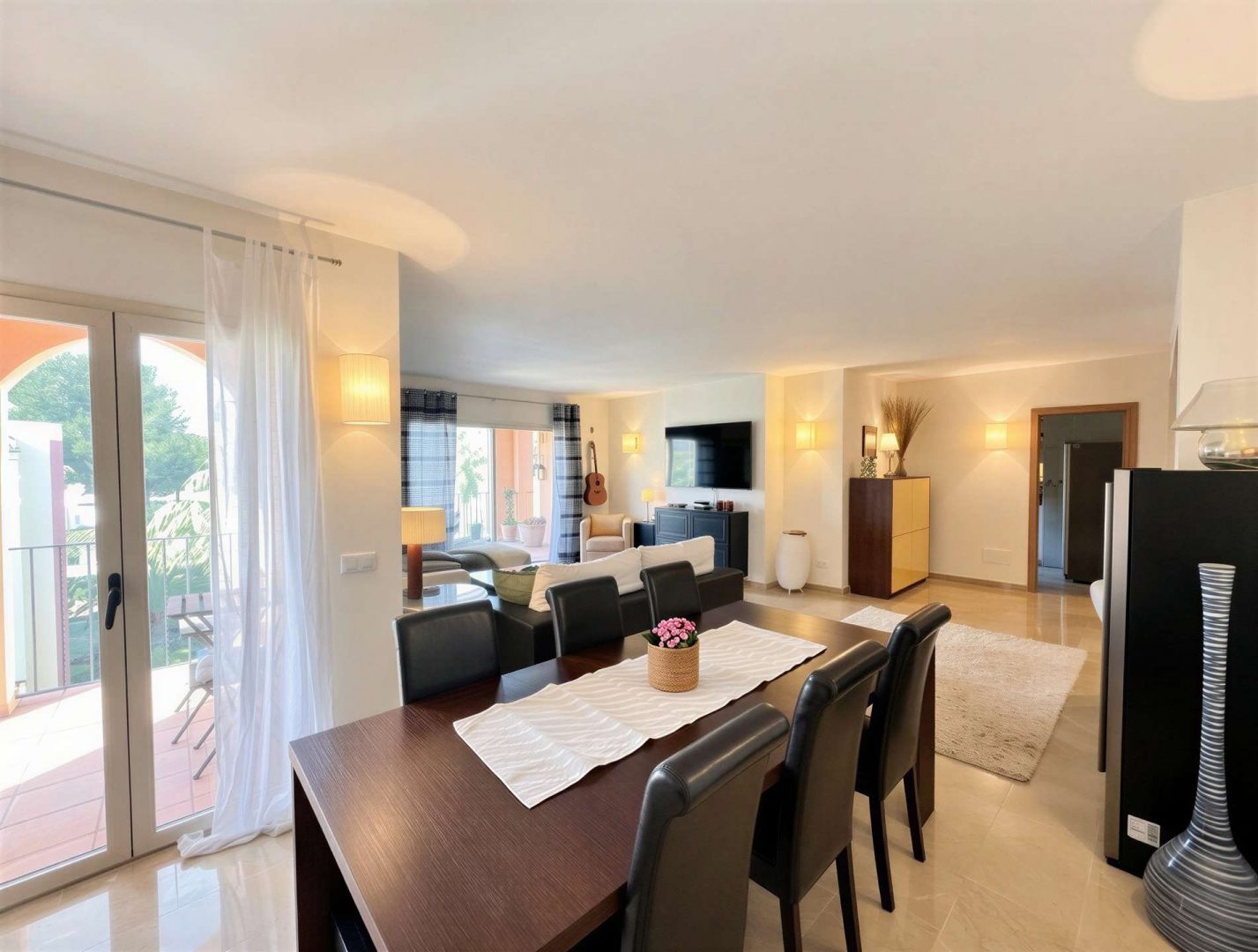 Open Living & Dining