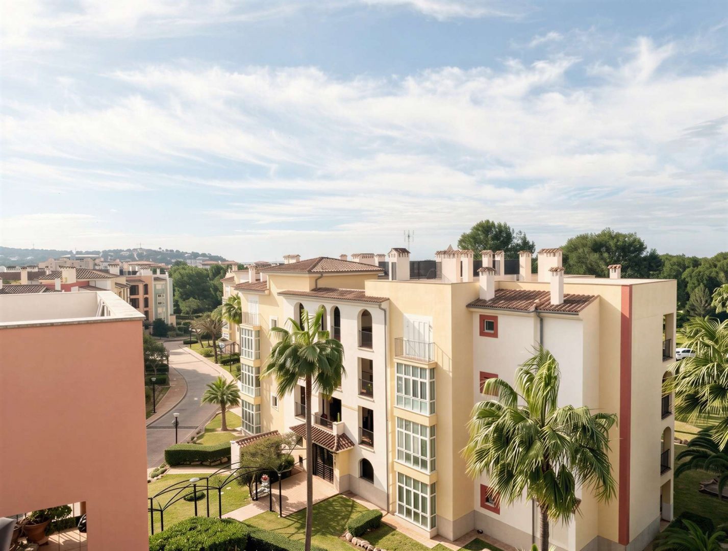 A View Across the Residence
