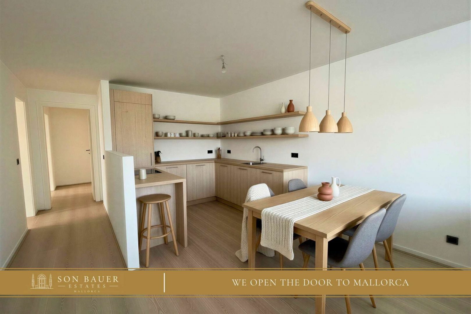Open-plan living area (visualisation)