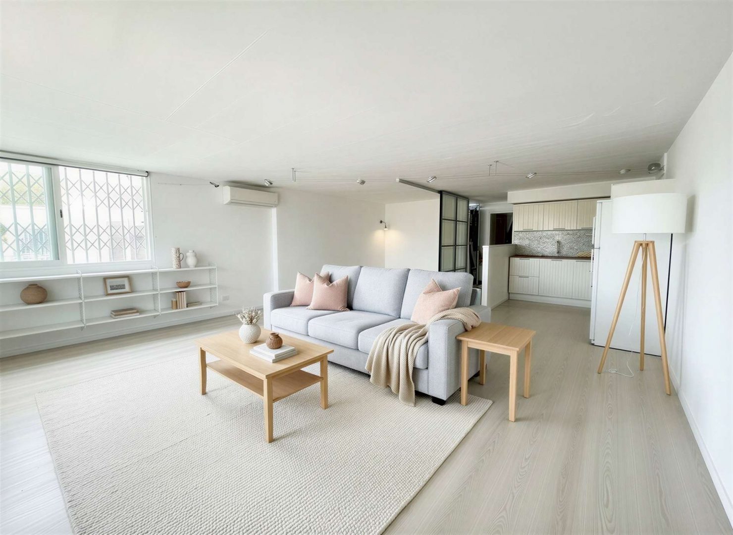 Open-plan living area (visualisation)