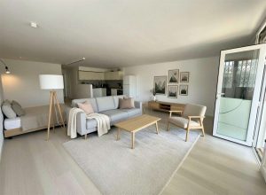 Open-plan living area (visualisation)