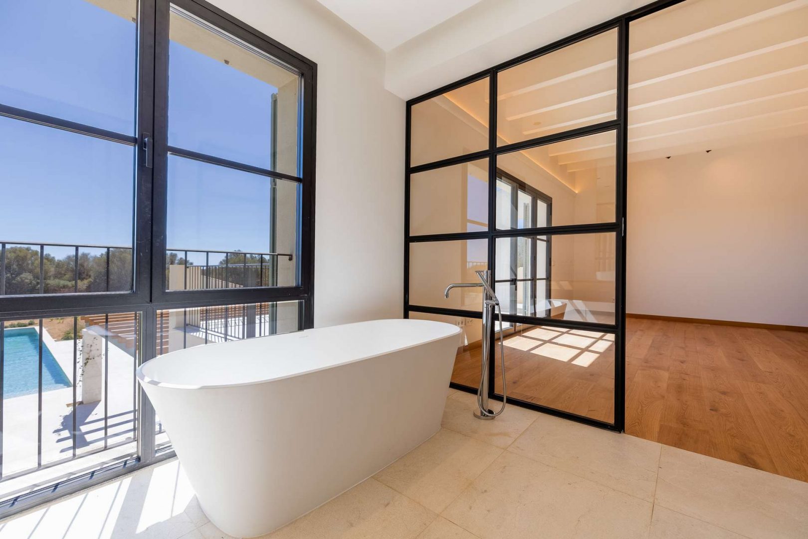 A serene master suite
