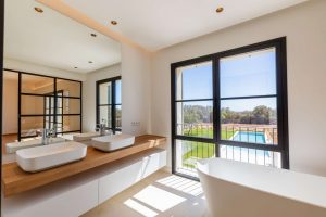 A serene master suite
