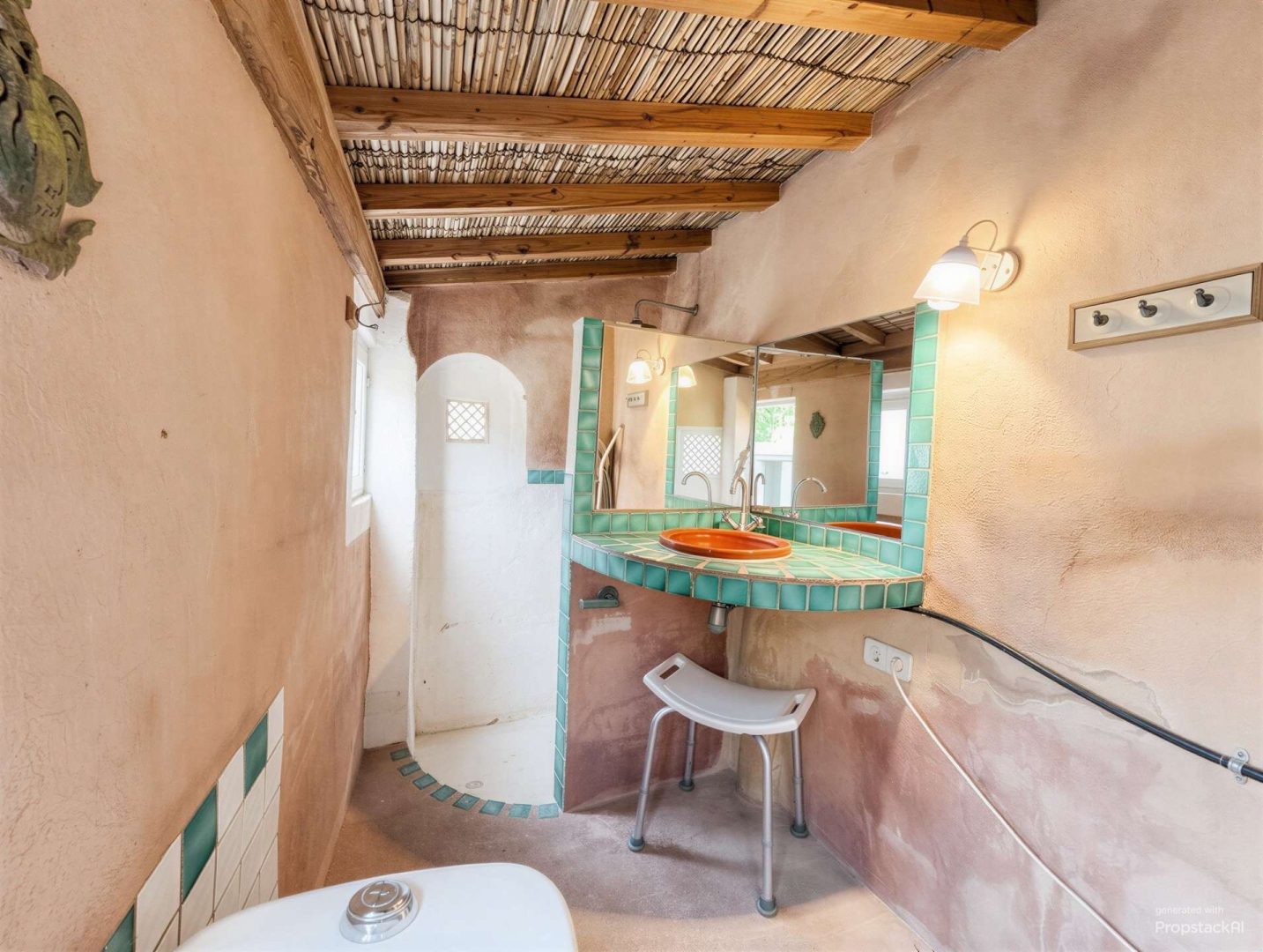 A Practical Bathroom with Potential