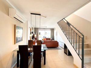 Light-filled living with a sense of space.