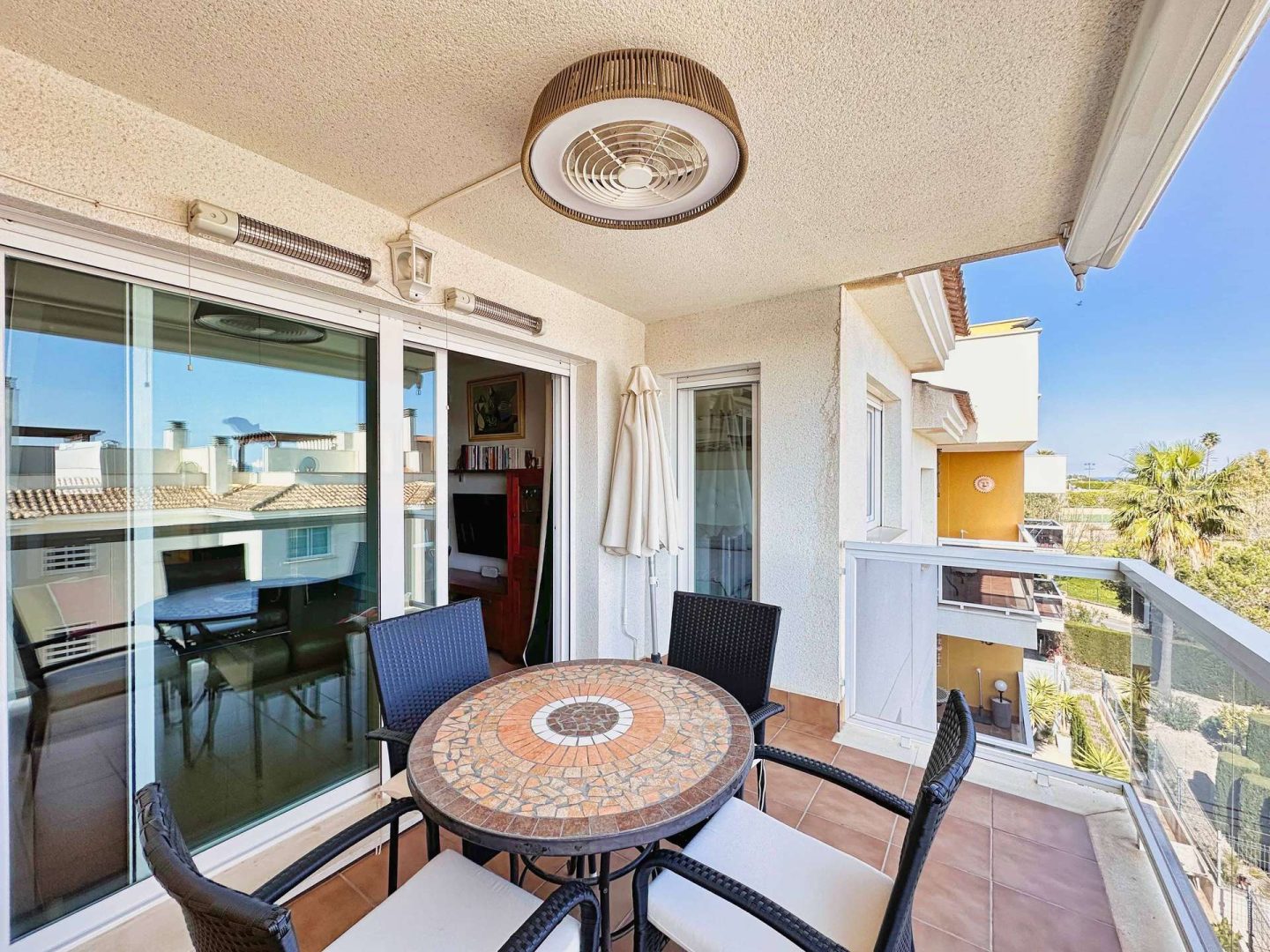 Open views from your private balcony
