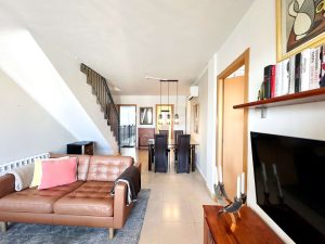 Light-filled living with a sense of space.