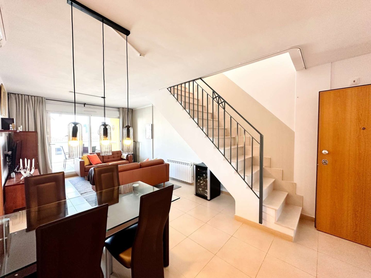 Light-filled living with a sense of space.