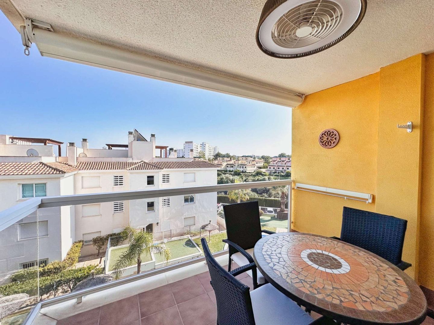 Open views from your private balcony